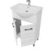Composizione bagno Rubino 65cm bianco