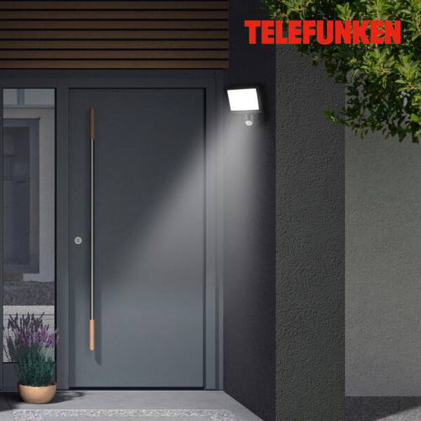 LUCE SENSORE ESTERNO TELEFUNKEN NERO