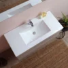 Composizione bagno Easy rovere grigia 100 cm